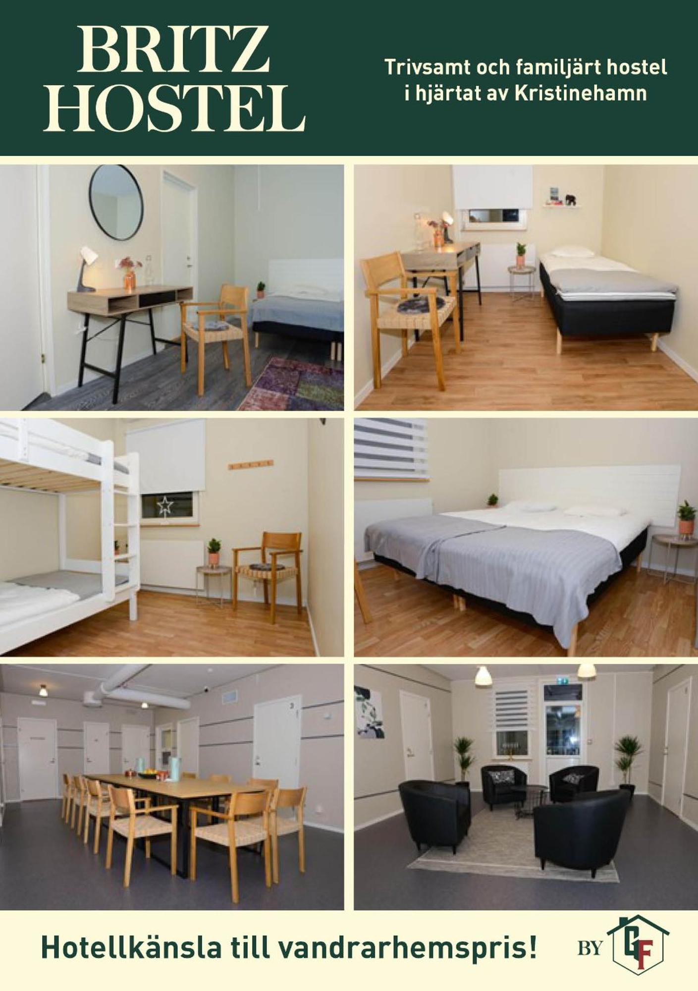Britz Hostel Крістінегамн Екстер'єр фото
